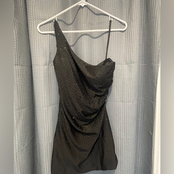 Kiss Prom black asymmetrical dress - Picture 3 of 4